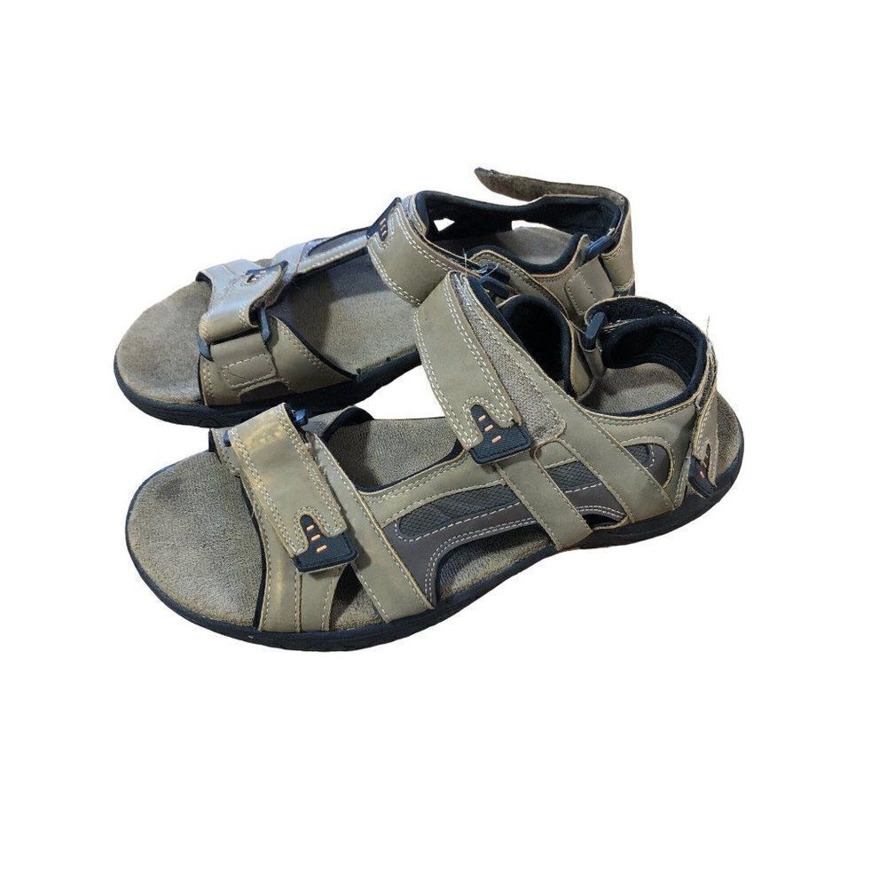 Khombu Mens Sandals Comfort Adjustable Strap Hiking Size 10M